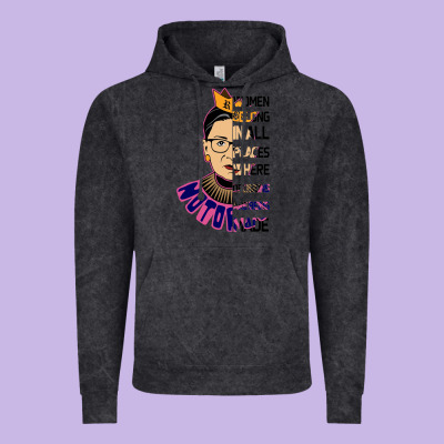 Rbg Ruth Bader Ginsburg Women Belong In All Places Vintage Hoodie Designed By Bettercallsaul