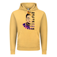 Vintage Mustard RBG Ruth Bader Ginsburg Women Belong In All Places Vintage Hoodie - Bettercallsaul