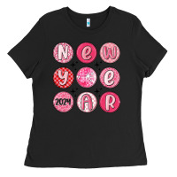 Black new year 2024 Ladies Tee - MaliasSmallBusiness