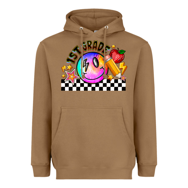 1st Grade Heavyweight Hoodie by CowhideDigitalArt | Teevron