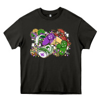 Asphalt gamer mardi gras game controller Heavy Core Tee - MaliasSmallBusiness
