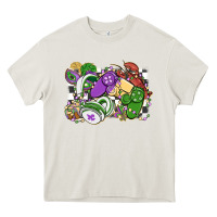 Cream gamer mardi gras game controller Heavy Core Tee - MaliasSmallBusiness
