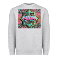 Boss Mom Wife Heavyweight Sweatshirt | Teevron