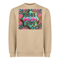 Mushroom Boss mom wife Heavyweight Sweatshirt - CowGirlArtShop