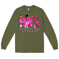 Breast Cancer Hr Human Resources Long Sleeve Tee | Teevron