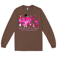 Chestnut breast cancer hr human resources Long Sleeve Tee - texasbilliewilder