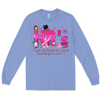 Colony Blue breast cancer hr human resources Long Sleeve Tee - texasbilliewilder