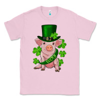 Bubblegum Pink st. patrick's day lucky baby pig Classic Tee - RanaPortraitStore