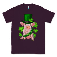 Plum st. patrick's day lucky baby pig Classic Tee - RanaPortraitStore