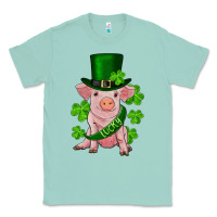Seafoam st. patrick's day lucky baby pig Classic Tee - RanaPortraitStore