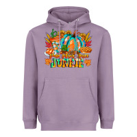 Lavender Pumpkin Spice Junkie Heavyweight Hoodie - CowhideDigitalArt