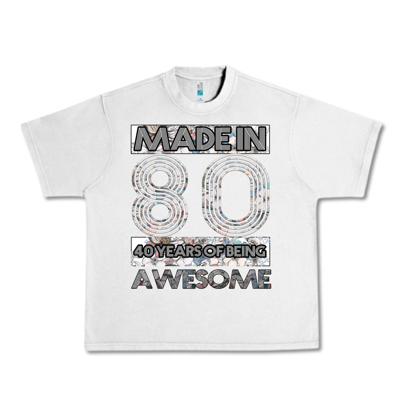 Born In 1980 Womens Urban Heavy Tee by Bettercallsaul | Teevron