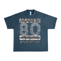 Midnight Navy Born in 1980 Womens Urban Heavy Tee - Bettercallsaul