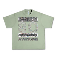 Oil Green Born in 1980 Womens Urban Heavy Tee - Bettercallsaul