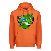 Carrot lucky heart St. Patricks Day Premium Hoodie - FaDigitalArtStudio