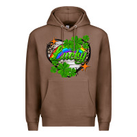 Chestnut lucky heart St. Patricks Day Premium Hoodie - FaDigitalArtStudio