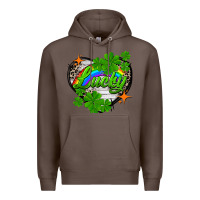 Coffee lucky heart St. Patricks Day Premium Hoodie - FaDigitalArtStudio