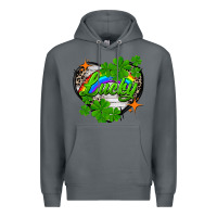 Rock lucky heart St. Patricks Day Premium Hoodie - FaDigitalArtStudio