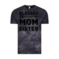 Cloud Black Blessed Mom And Sister Vintage Tee - Bettercallsaul