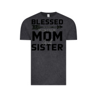 Vintage Black Blessed Mom And Sister Vintage Tee - Bettercallsaul