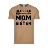 Vintage Coffee Blessed Mom And Sister Vintage Tee - Bettercallsaul
