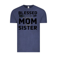 Vintage Denim Blessed Mom And Sister Vintage Tee - Bettercallsaul