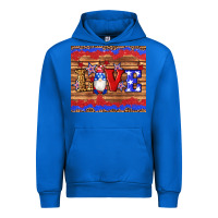 Cobalt american flag gnomes love star leopard glitter Urban Hoodie - Artiststas