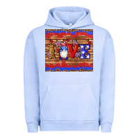 Pigment Grape Ice american flag gnomes love star leopard glitter Urban Hoodie - Artiststas