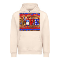 Sandshell american flag gnomes love star leopard glitter Urban Hoodie - Artiststas
