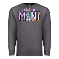 Charcoal Heather easter day mini Premium Sweatshirt - CowhideDigitalArt