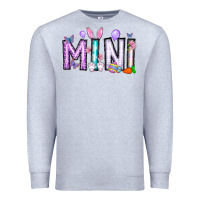 Heather Grey easter day mini Premium Sweatshirt - CowhideDigitalArt
