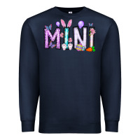 Navy easter day mini Premium Sweatshirt - CowhideDigitalArt