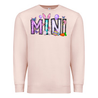 Pale Pink easter day mini Premium Sweatshirt - CowhideDigitalArt