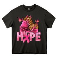 Asphalt Hope Breast Cancer nails Heavy Core Tee - NancyCooperArtShop