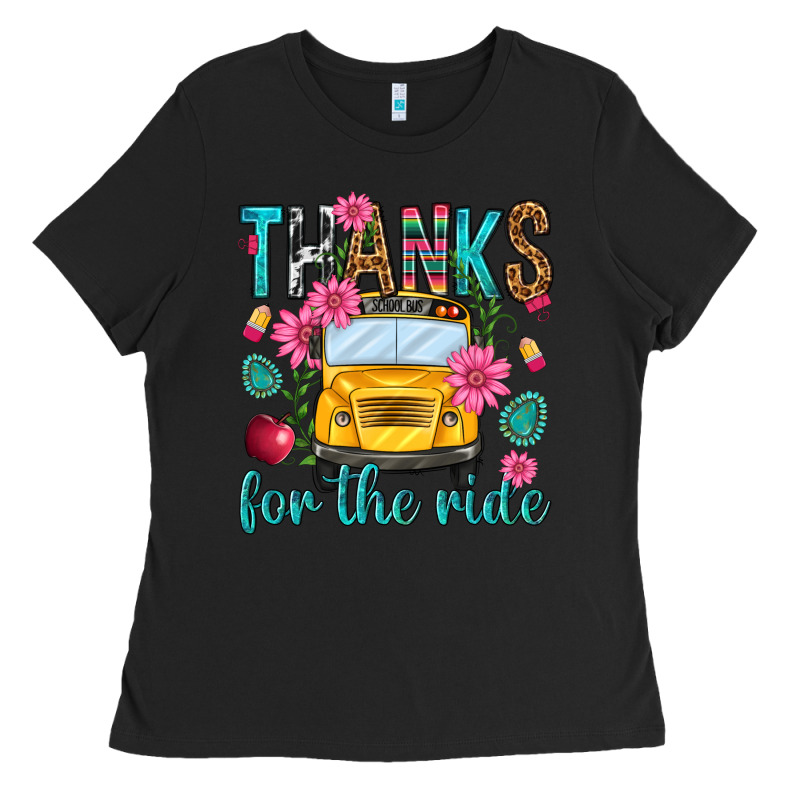 Thanks For The Ride Ladies Tee by NancyCooperArtShop | Teevron