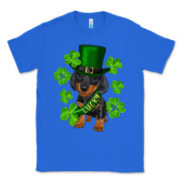 True Royal st. patrick's day lucky dachshund puppy Classic Tee - RanaPortraitStore