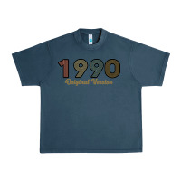 Midnight Navy Womens 30 Years Old 1990 Urban Heavy Tee - Bettercallsaul