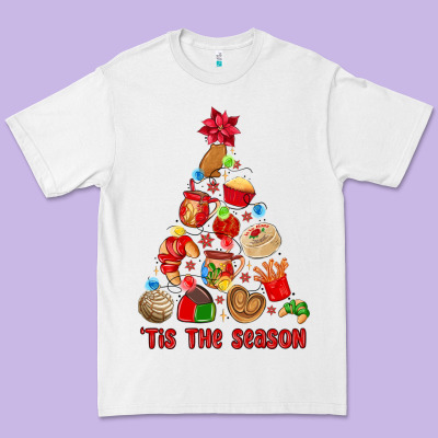 Tis The Season Mexican Christmas Premium Tee Designed By Maliassmallbusiness