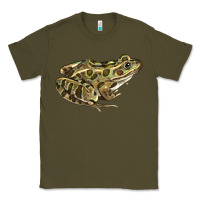 Army Green northern leopard frog Classic Tee - LillyAllenDesigns