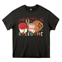 Asphalt take me out to the ballgame Heavy Core Tee - MaliasSmallBusiness