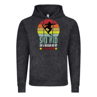 Ski Kid Like A Regular Kid But Coolers Vintage Hoodie | Teevron