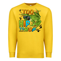 Lemon too hip to hop frog Premium Sweatshirt - LillyAllenDesigns