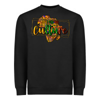 Black Do it for the culture Heavyweight Sweatshirt - HowdyJamesFarm