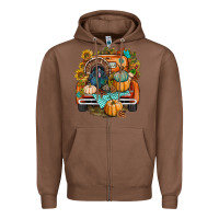 Chestnut thanksgiving truck bbs Zipper Hoodie - BundleAndBundleShop