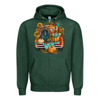 Sports Green thanksgiving truck bbs Zipper Hoodie - BundleAndBundleShop