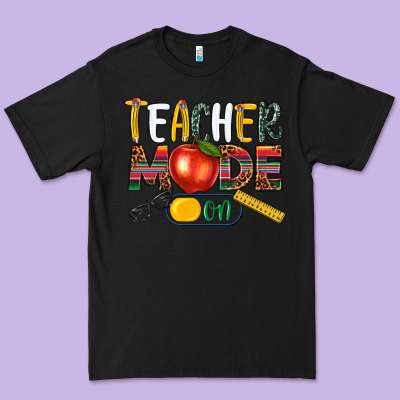 Teacher Mode On Premium Tee Designed By Nancycooperartshop