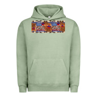 Pigment Oil Green little miss america Urban Hoodie - Artiststas