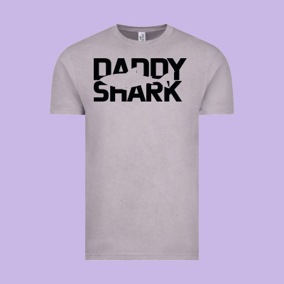 Daddy Shark Vintage Tee Designed By Bettercallsaul