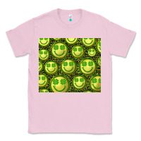 Bubblegum Pink st. patrick's day lucky face Classic Tee - RanaPortraitStore