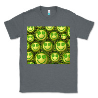 Charcoal Heather st. patrick's day lucky face Classic Tee - RanaPortraitStore
